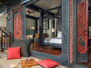Гостиная зона в Capella Ubud, Bali +67 фотографий