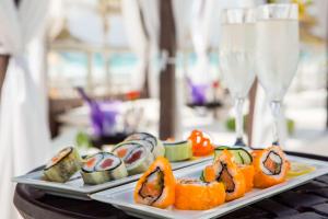 Comida no resort ou em algum lugar perto