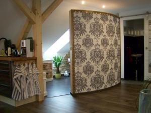 Kuchyň nebo kuchyňský kout v ubytování Loft-Ferienwohnung zur "Kfz-Schenke"