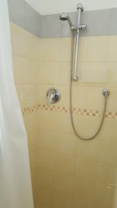 eine Dusche mit Duschkopf im Bad in der Unterkunft Via Pioppa 24 in Ferrara