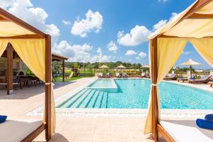 The swimming pool at or close to Ino Villa, Unique Group Gatherings, By ThinkVilla