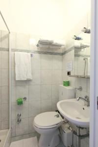 Koupelna v ubytování Albergo Al Carugio