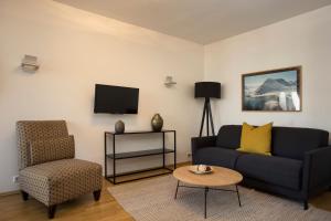 TV a/nebo společenská místnost v ubytování Hotel Frón