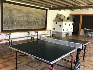 Stolní tenis v ubytování Studio Lofer mit Garten und Schwimmbad nebo okolí
