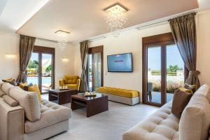 A seating area at Ino Villa, Unique Group Gatherings, By ThinkVilla