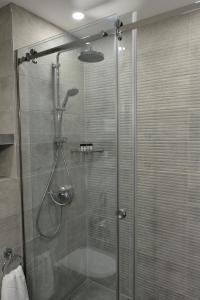 Koupelna v ubytování Hotel Garnet Tbilisi