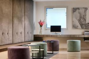 TV a/nebo společenská místnost v ubytování Hotel Glance In Florence