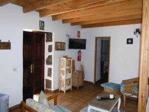 TV a/nebo společenská místnost v ubytování Casa los Abuelos