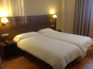 Postel nebo postele na pokoji v ubytování Hotel Pago del Olivo