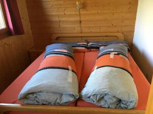 Postel nebo postele na pokoji v ubytování Chalet Marina