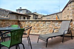 A patio or other outdoor area at Cal Triquell
