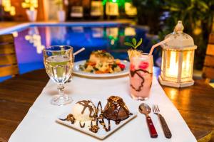 Comida in lodge ou em algum lugar perto