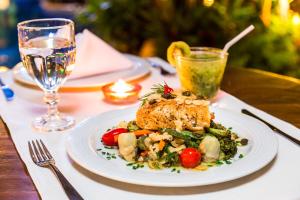 Comida in lodge ou em algum lugar perto