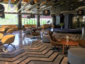 Posezení v ubytování M Hotel Danok