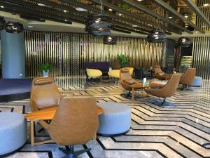 Posezení v ubytování M Hotel Danok