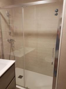 A bathroom at Hostal los Esquiladores