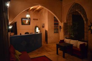 The lobby or reception area at La Kasbah d'Ouzoud