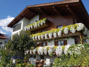 A garden outside Weinberg Apartments