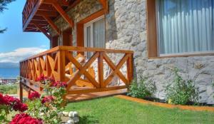 Zahrada ubytování El Nautico Lodge Bariloche