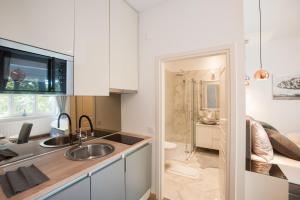 Kúpeľňa v ubytovaní Citylux Apartments + 37 fotografií