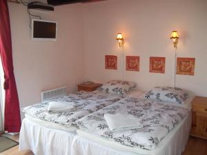 Giường trong phòng chung tại Bed and Breakfast Vester Hjermitslev