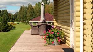 Zahrada ubytování Veerpalu Villa