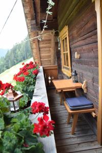 A balcony or terrace at Ferienwohnung Suntinger