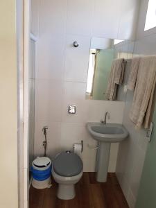Bathroom sa Hotel Fazenda Flamarion