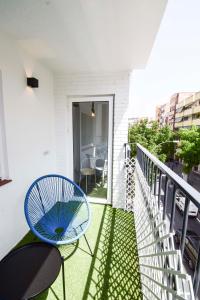 Balkon lub taras w obiekcie Letmalaga Cappuccino