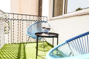 Balkon lub taras w obiekcie Letmalaga Cappuccino