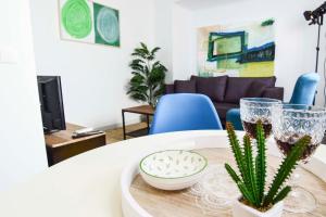 Telewizja i/lub zestaw kina domowego w obiekcie Letmalaga Cappuccino