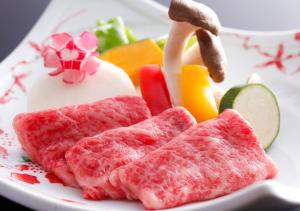 日式旅馆内部或周边提供的食物