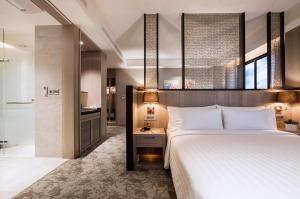 Katil atau katil-katil dalam bilik di Hotel Valletta