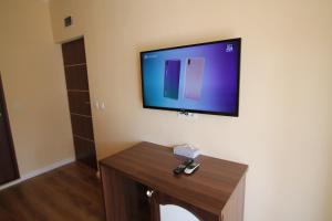 TV a/nebo společenská místnost v ubytování Casa Camelia Felix