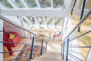Μπαλκόνι ή βεράντα στο Loft auf der Lohe