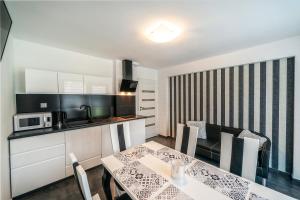 Kuchyňa alebo kuchynka v ubytovaní Apartament Glamour