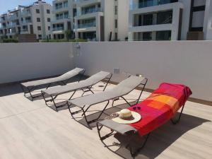Balkón alebo terasa v ubytovaní Las Colinas