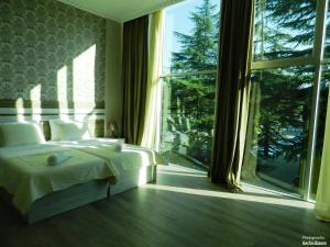Resort Martvili客房内的一张或多张床位
