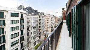 Výhľad na mesto Donostia-San Sebastián alebo výhľad na mesto priamo z apartmánu