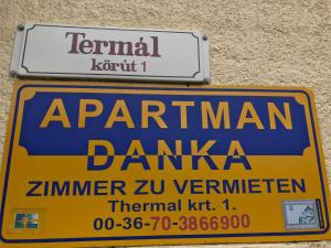 Certifikát, ocenenie alebo iný dokument vystavený v ubytovaní Apartman Danka