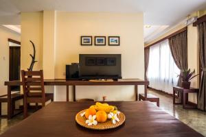 A television and/or entertainment center at Retreat Siargao Resort