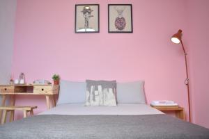 Letto o letti in una camera di Lazy House