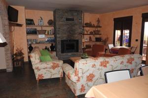 Posezení v ubytování Casa Rural Monfragüe
