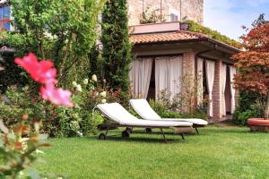 Zahrada ubytování B&B a Ca' Minore Franciacorta