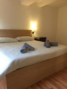 Voodi või voodid majutusasutuse Albergo Ristorante Belcantone toas