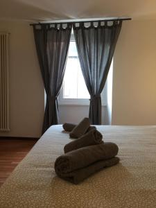 Voodi või voodid majutusasutuse Albergo Ristorante Belcantone toas