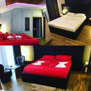 Katil atau katil-katil dalam bilik di Hotel Golden