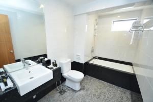 Koupelna v ubytování Tenera Hotel