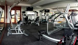The fitness center and/or fitness facilities at Lao Plaza Hotel