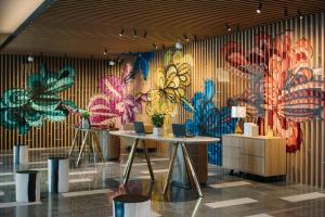 上海虹桥雅辰悦居酒店（韩国街）餐厅或其他用餐的地方